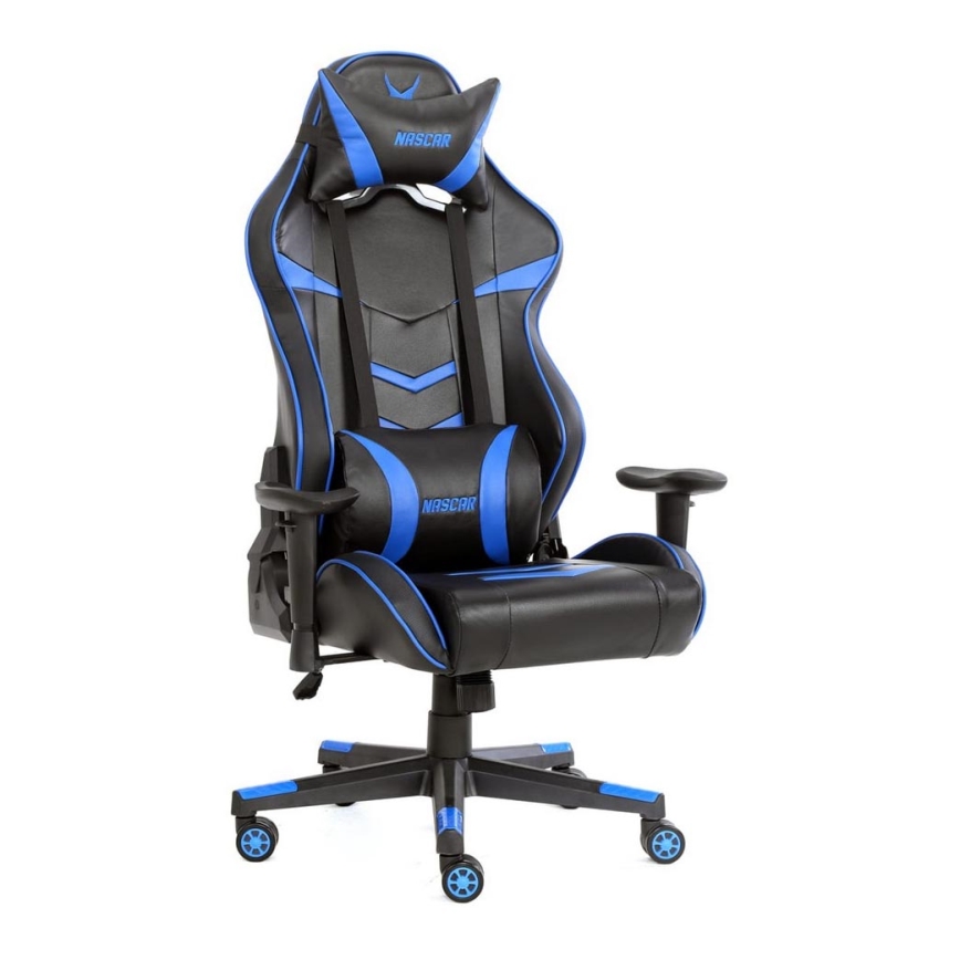 Silla gaming VARR Nascar negra/azul