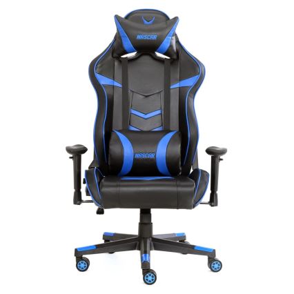 Silla gaming VARR Nascar negra/azul