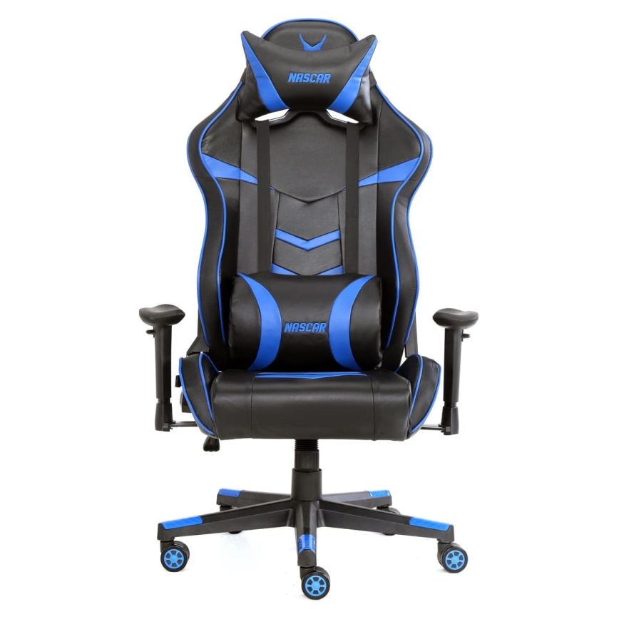 Silla gaming VARR Nascar negra/azul