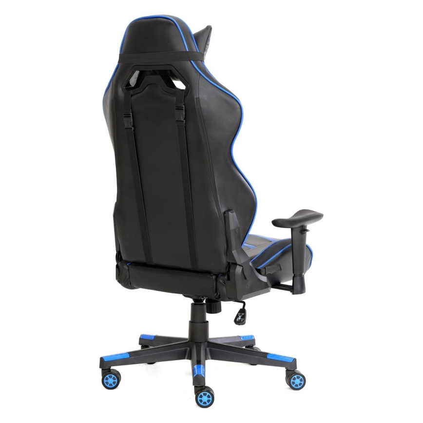 Silla gaming VARR Nascar negra/azul