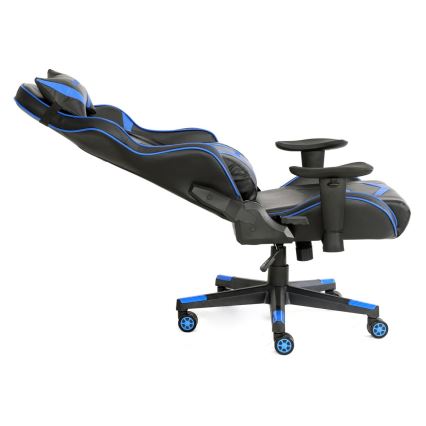 Silla gaming VARR Nascar negra/azul