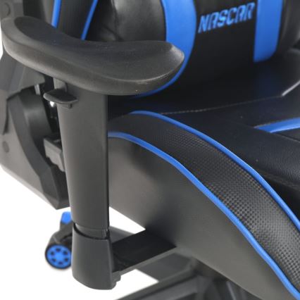 Silla gaming VARR Nascar negra/azul