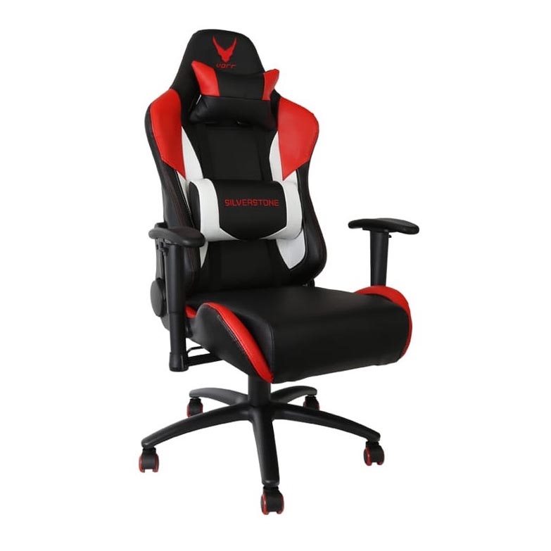 Silla gaming VARR Silverstone negra/roja