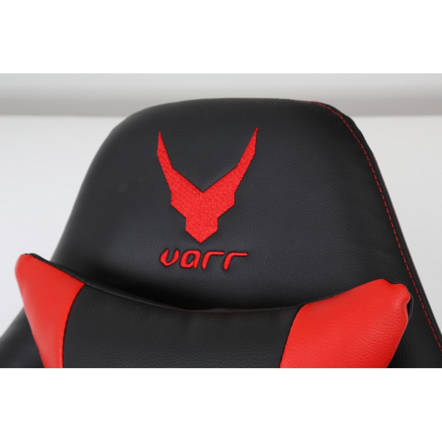 Silla gaming VARR Silverstone negra/roja