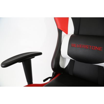Silla gaming VARR Silverstone negra/roja