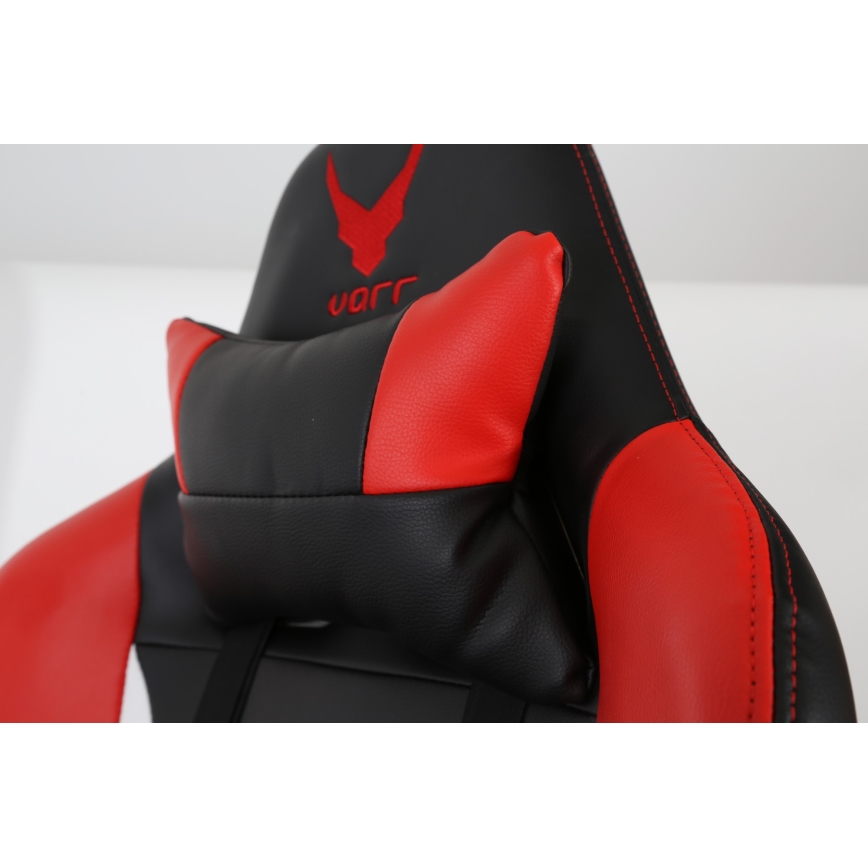 Silla gaming VARR Silverstone negra/roja