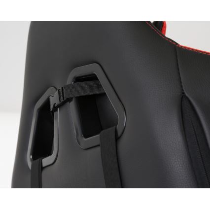 Silla gaming VARR Silverstone negra/roja