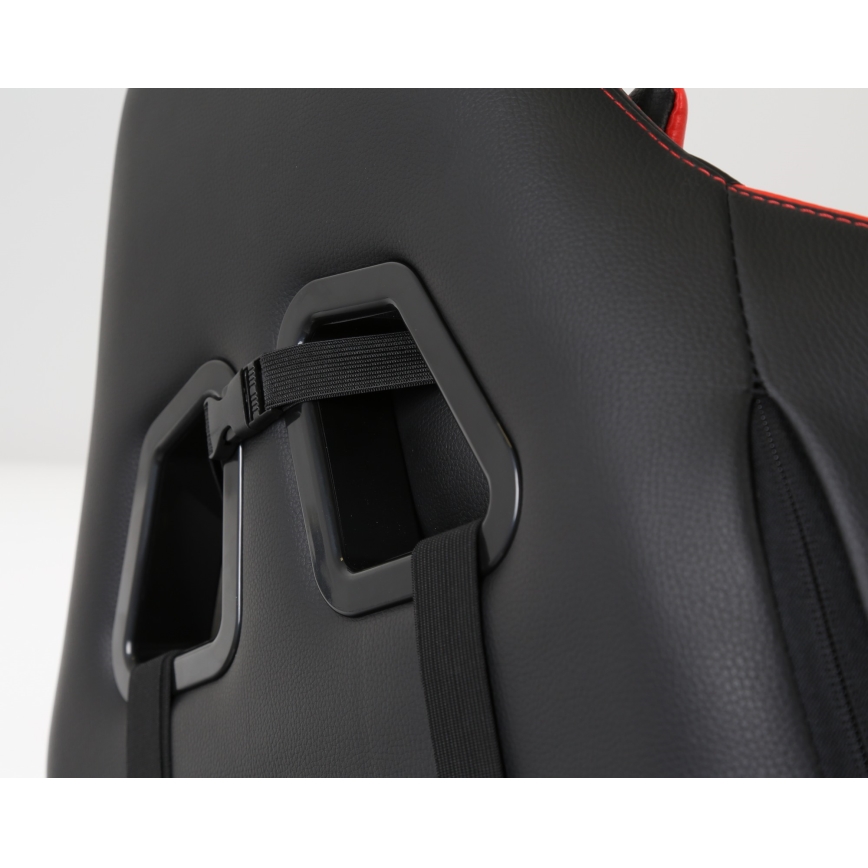 Silla gaming VARR Silverstone negra/roja