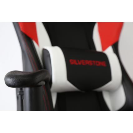Silla gaming VARR Silverstone negra/roja