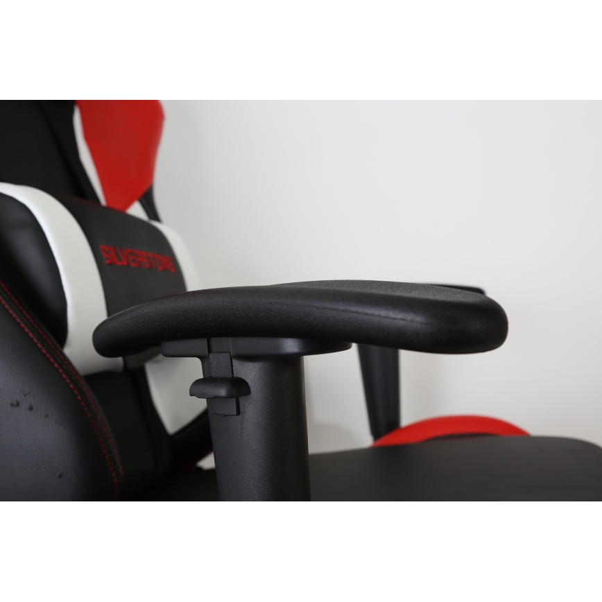Silla gaming VARR Silverstone negra/roja