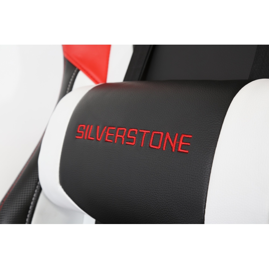 Silla gaming VARR Silverstone negra/roja