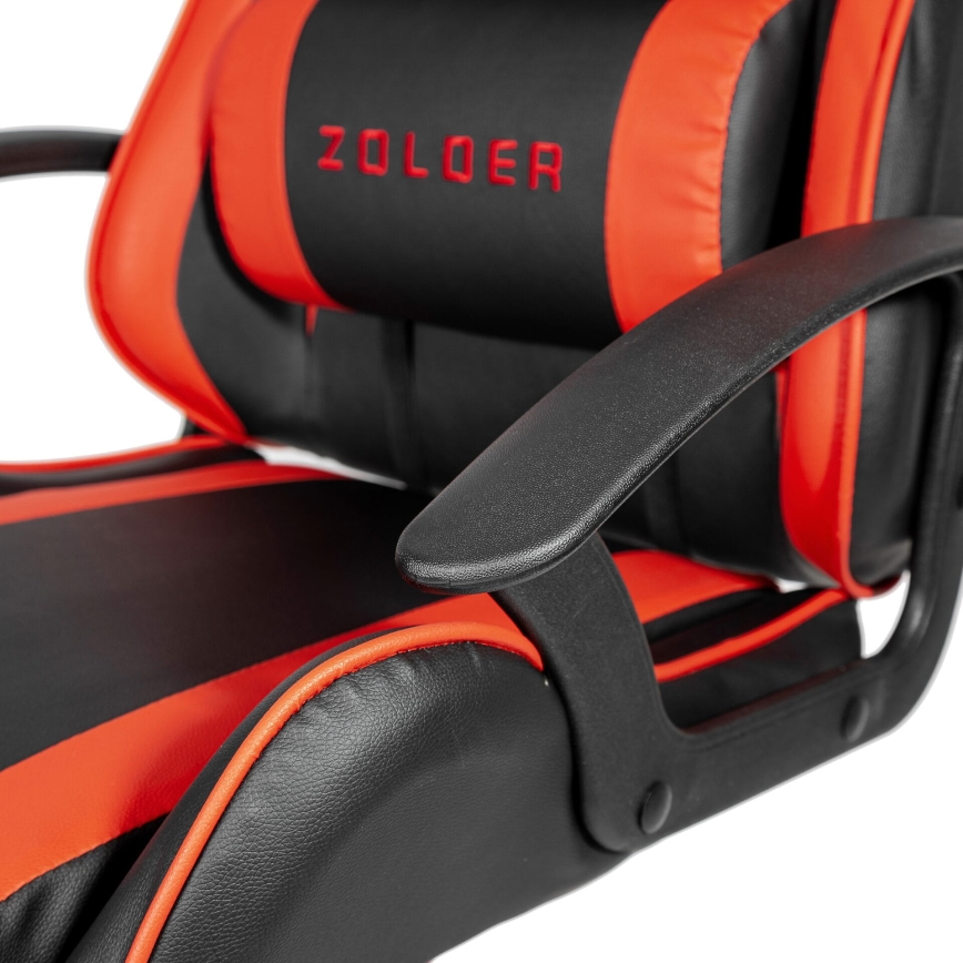 Silla gaming VARR Zolder negro/rojo