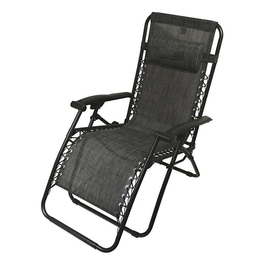 Silla plegable ajustable antracita