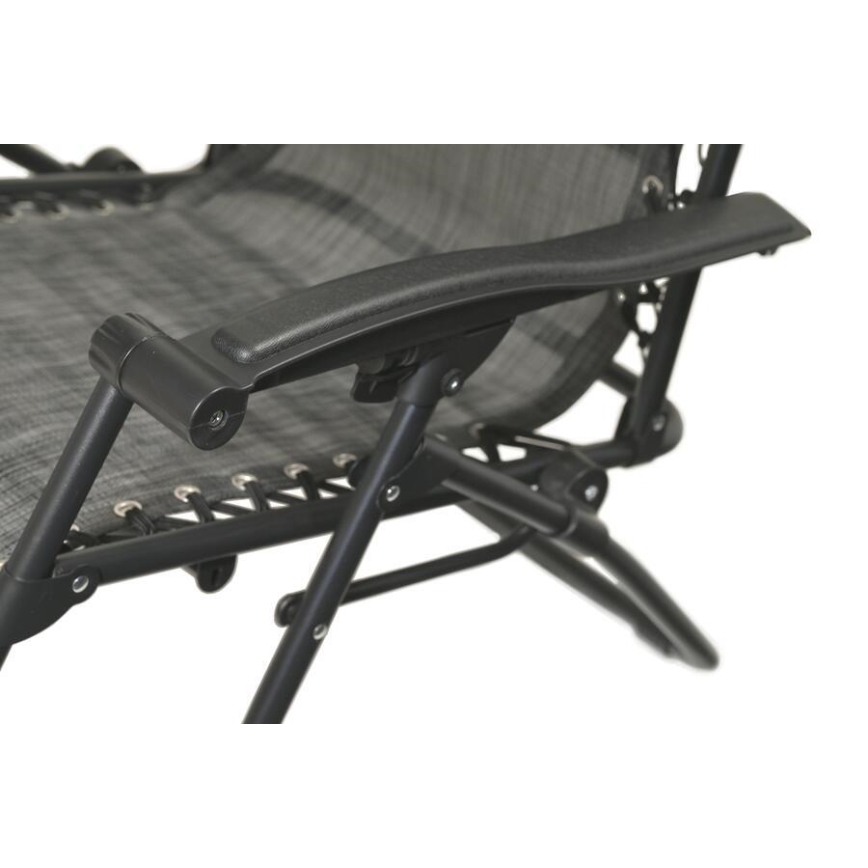 Silla plegable ajustable antracita