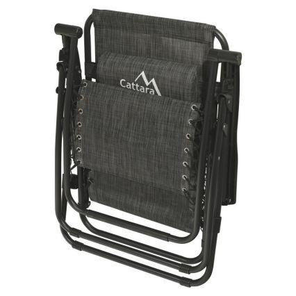 Silla plegable ajustable antracita