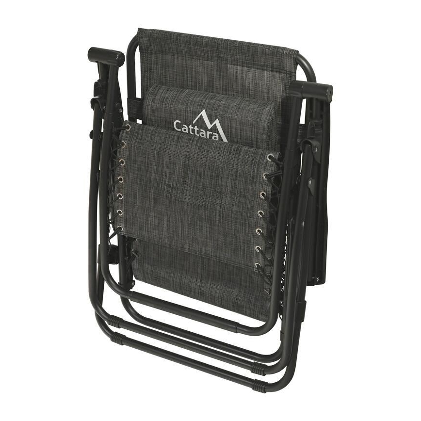 Silla plegable ajustable antracita