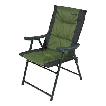 Silla plegable de camping verde