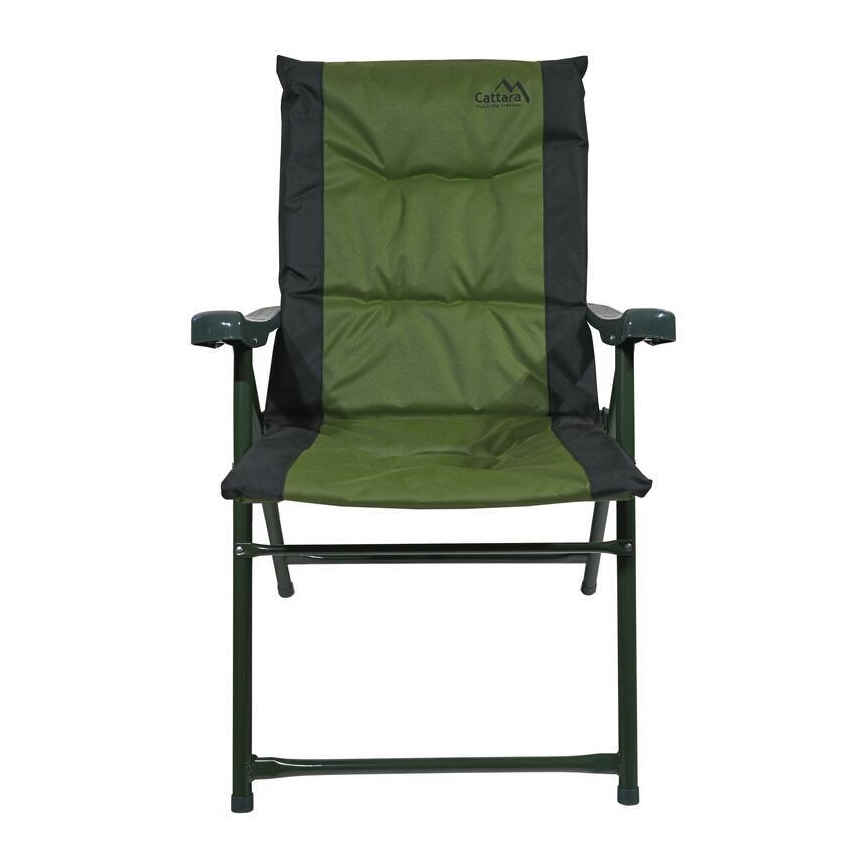 Silla plegable de camping verde