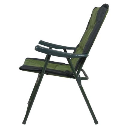 Silla plegable de camping verde