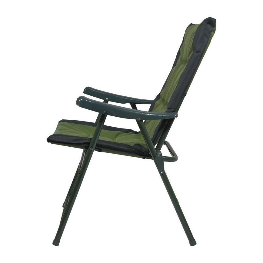 Silla plegable de camping verde