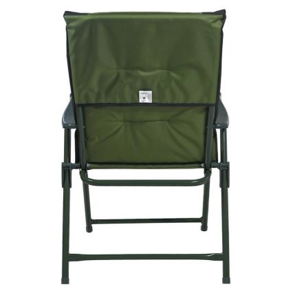 Silla plegable de camping verde