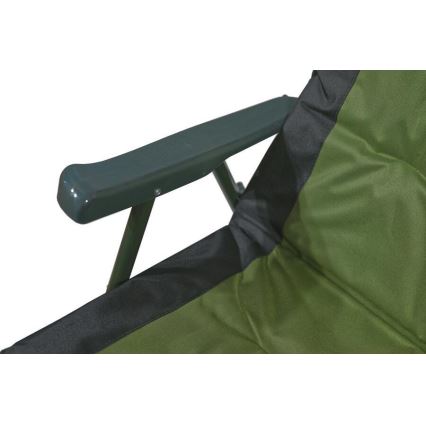 Silla plegable de camping verde