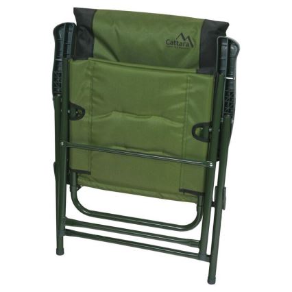 Silla plegable de camping verde
