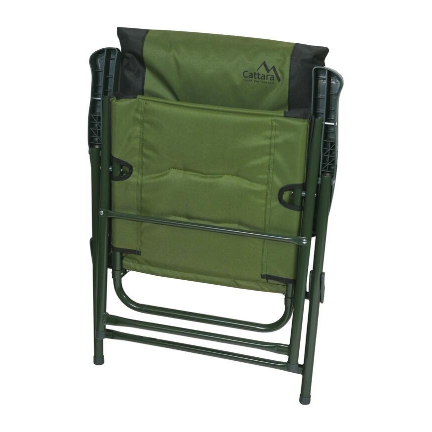 Silla plegable de camping verde