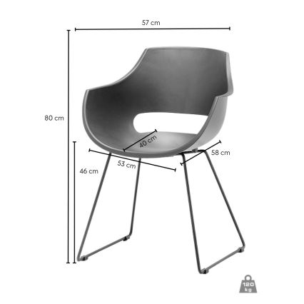 Silla ROCKY, 1 unidad, verde