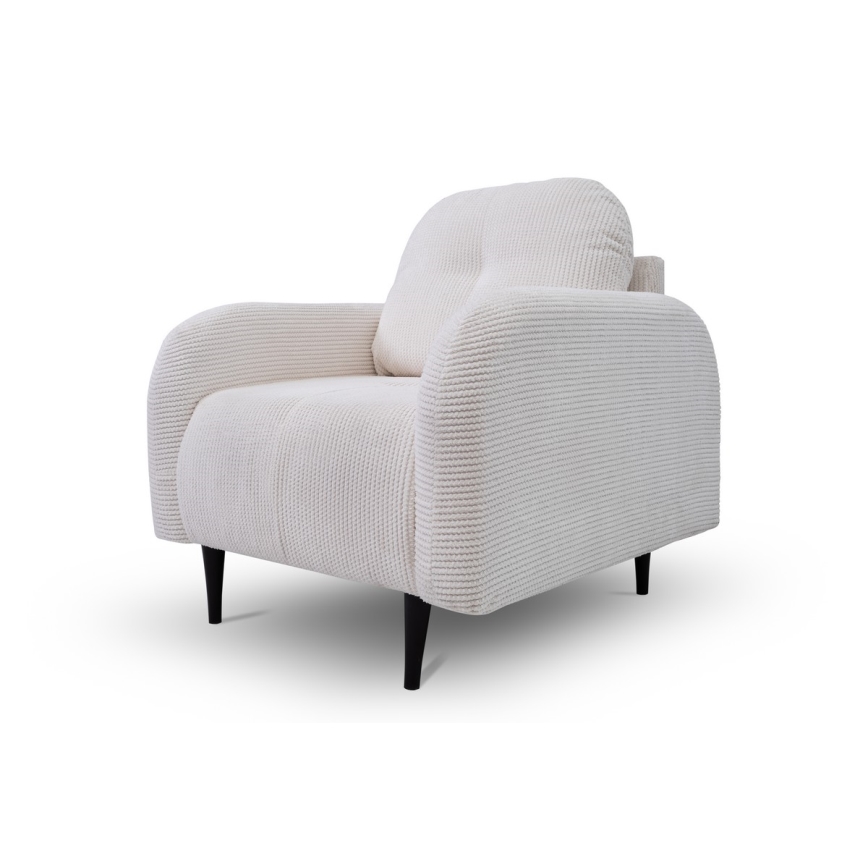 Silla tapizada CLOUDY color crema
