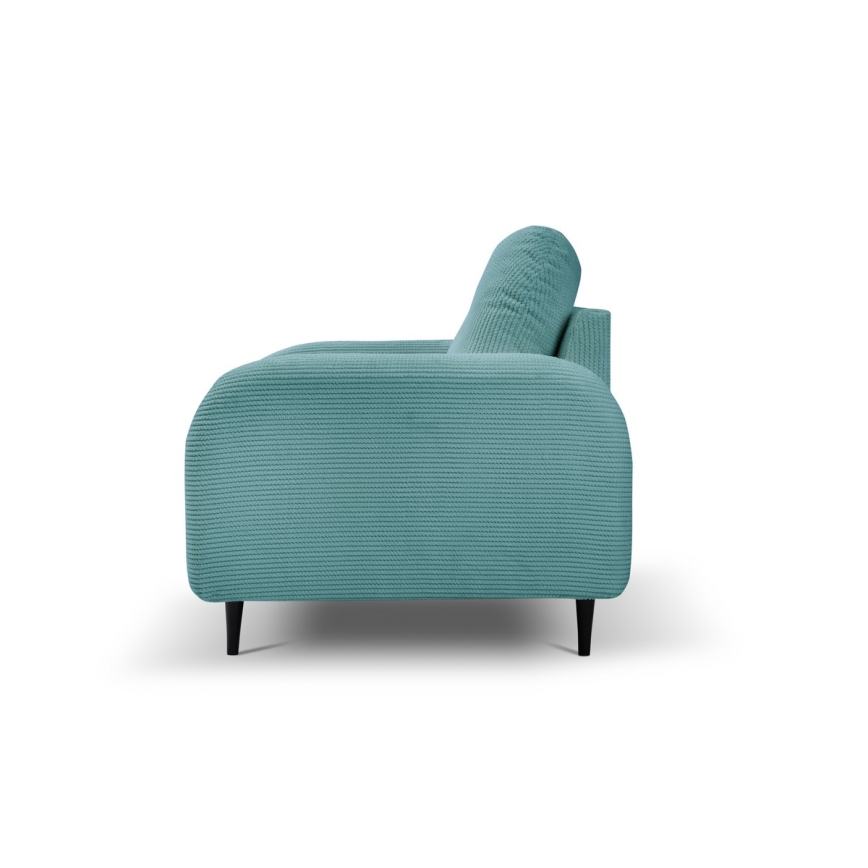 Silla tapizada CLOUDY turquesa