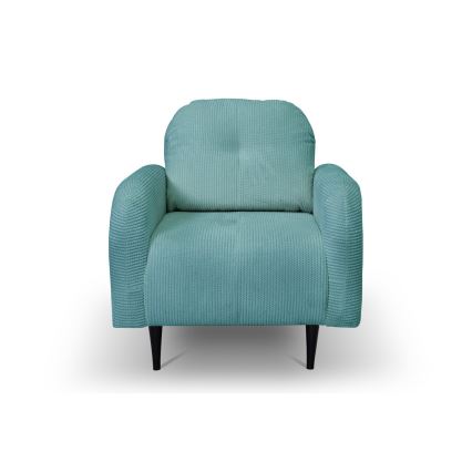 Silla tapizada CLOUDY turquesa