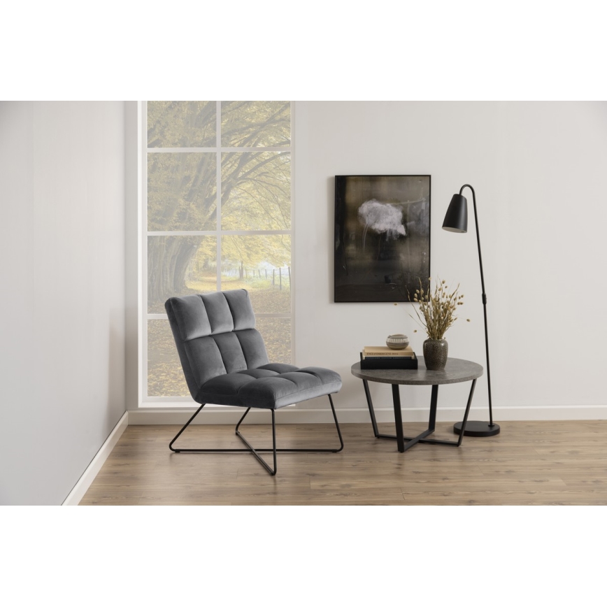 Silla ZETA gris oscuro