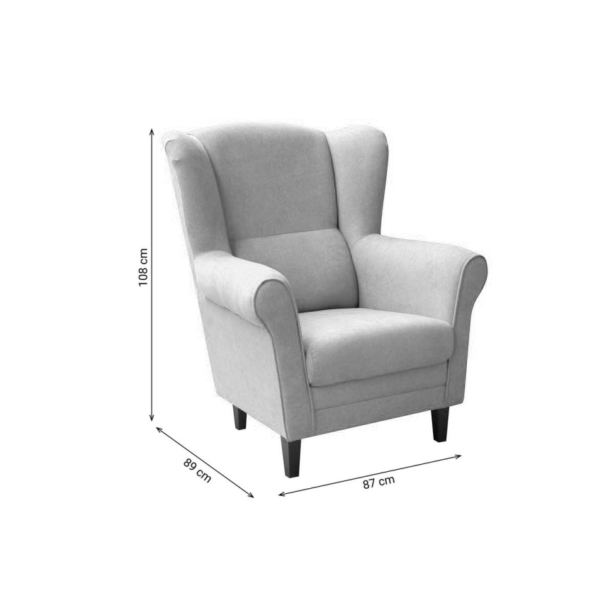 Sillón de orejas GALA azul