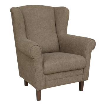 Sillón de orejas GALA marrón