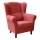 Sillón de orejas GALA rojo