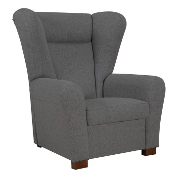 Sillón de orejas VIVA gris oscuro
