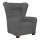 Sillón de orejas VIVA gris oscuro