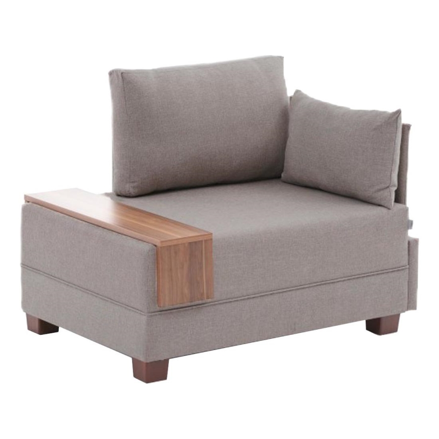 Sillón esquinero TULA beige derecho