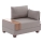 Sillón esquinero TULA beige derecho