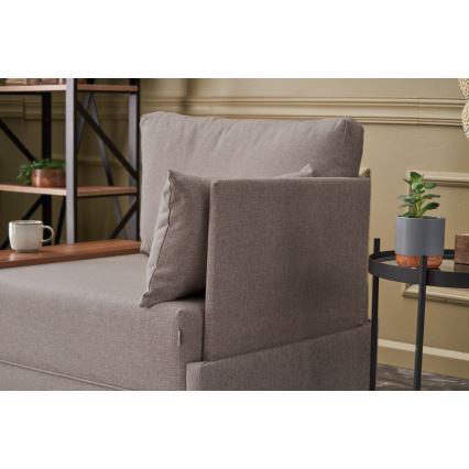 Sillón esquinero TULA beige derecho