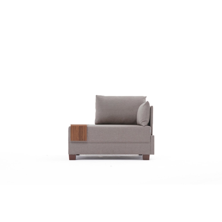 Sillón esquinero TULA beige derecho