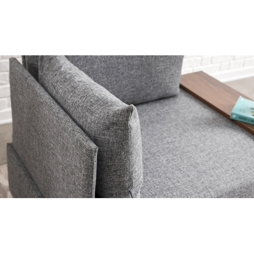 Sillón esquinero TULA gris izquierdo