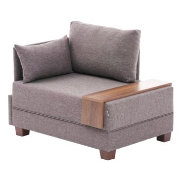 Sillón esquinero TULA marrón, lado izquierdo