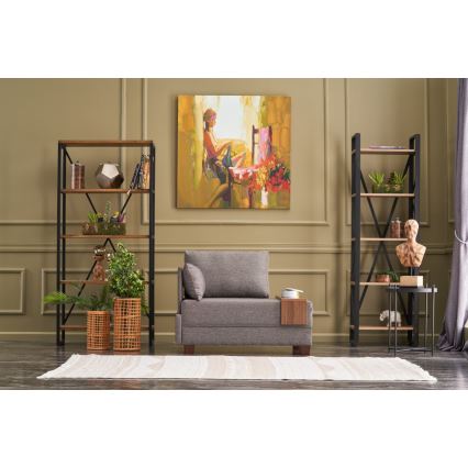 Sillón esquinero TULA marrón, lado izquierdo