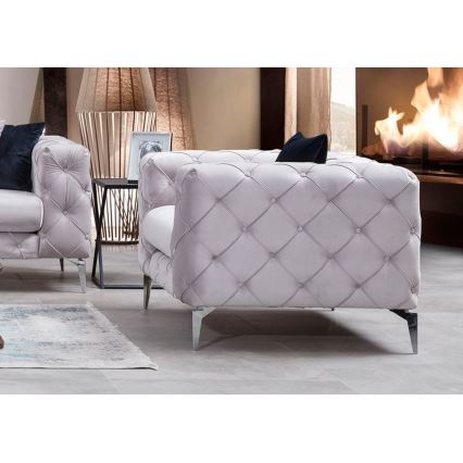 Sillón EUGEN gris claro