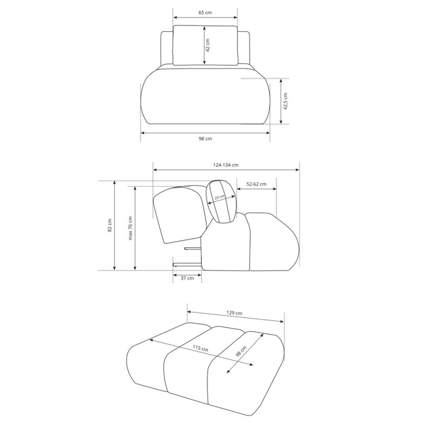 Sillón FANO marrón