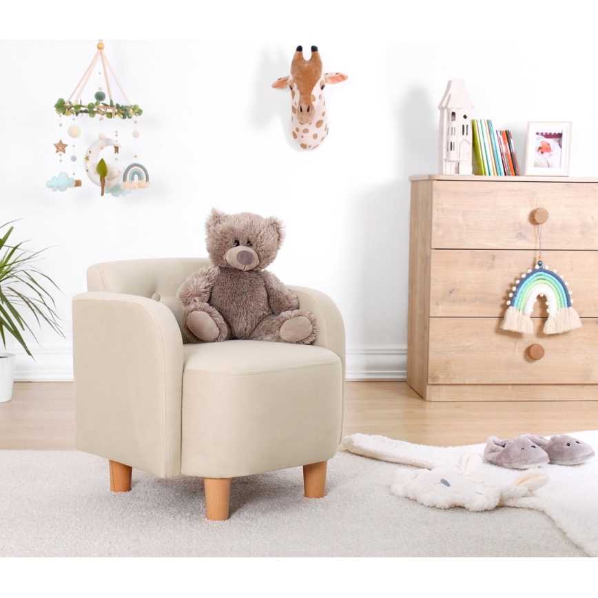Sillón infantil DORY color crema