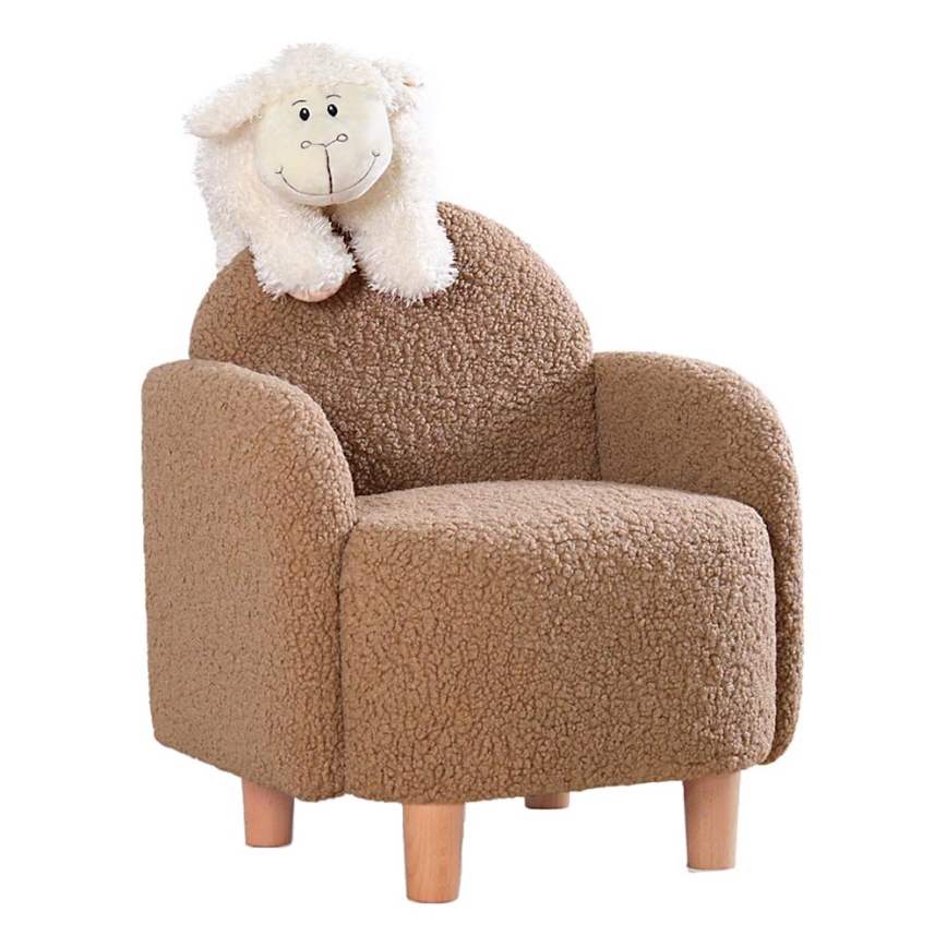 Sillón infantil DORY marrón