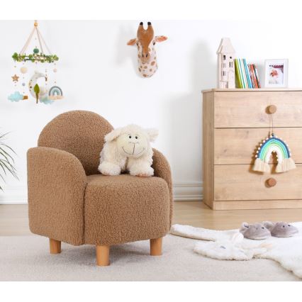 Sillón infantil DORY marrón